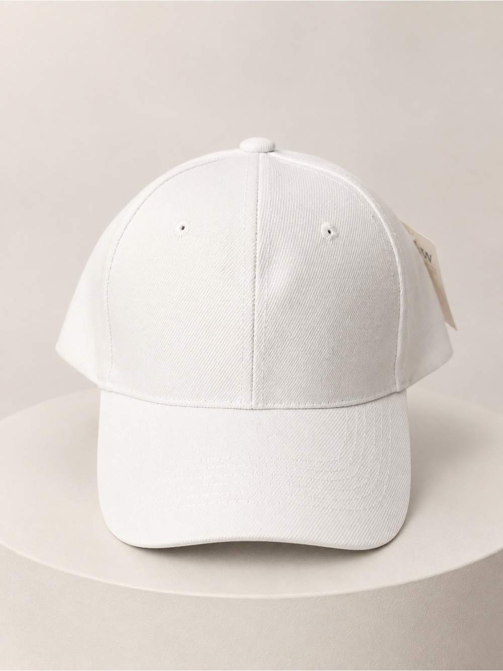 Men's White Everyday Baseball Cap